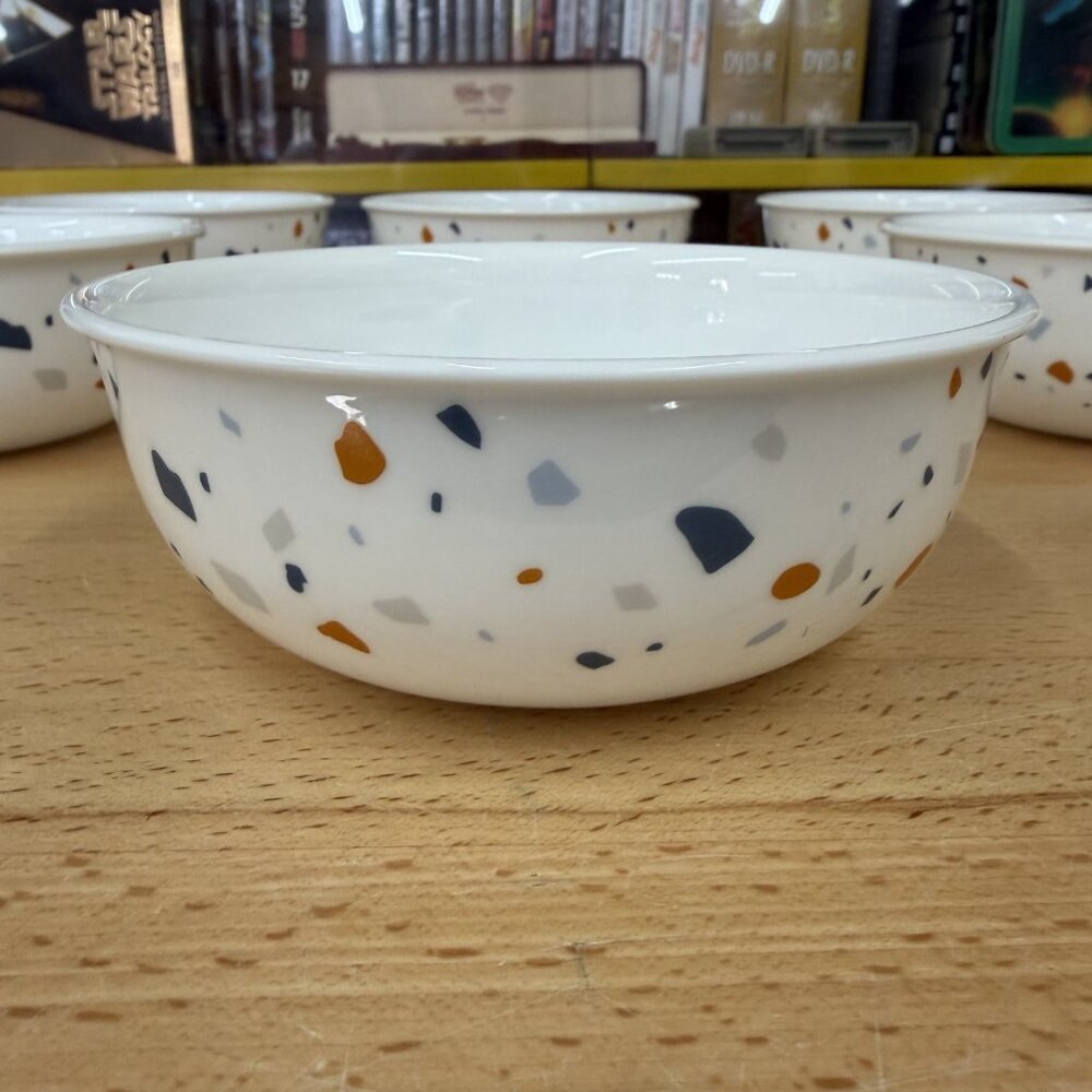 Set Of 6 Corelle Terrazzo Rosa Soup Cereal Bowls 5.5” EUC